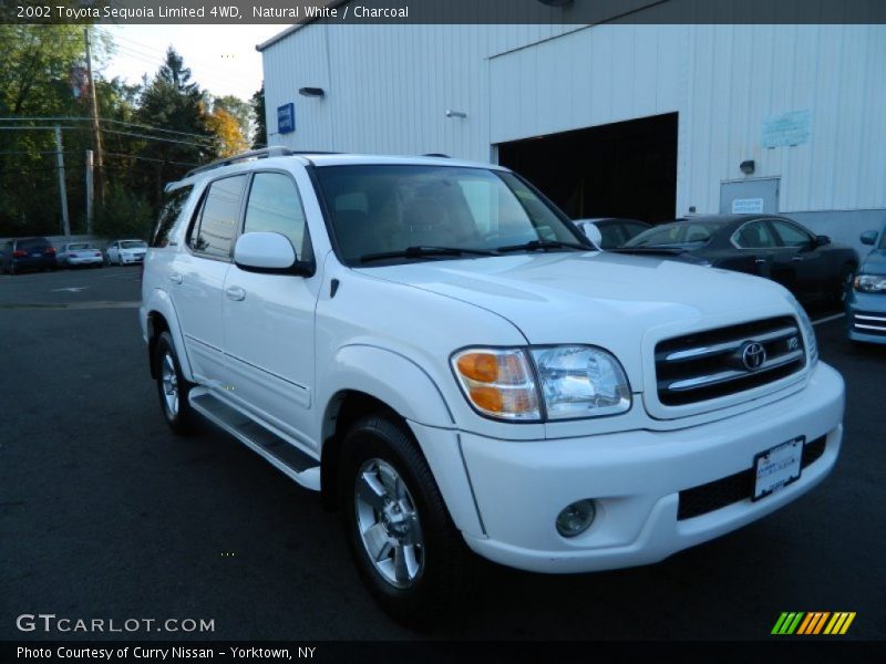 Natural White / Charcoal 2002 Toyota Sequoia Limited 4WD