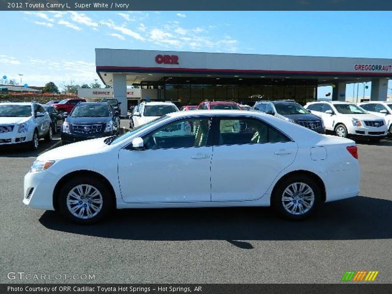 Super White / Ivory 2012 Toyota Camry L