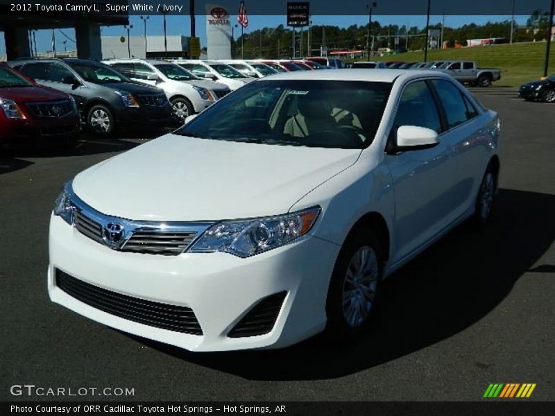 Super White / Ivory 2012 Toyota Camry L