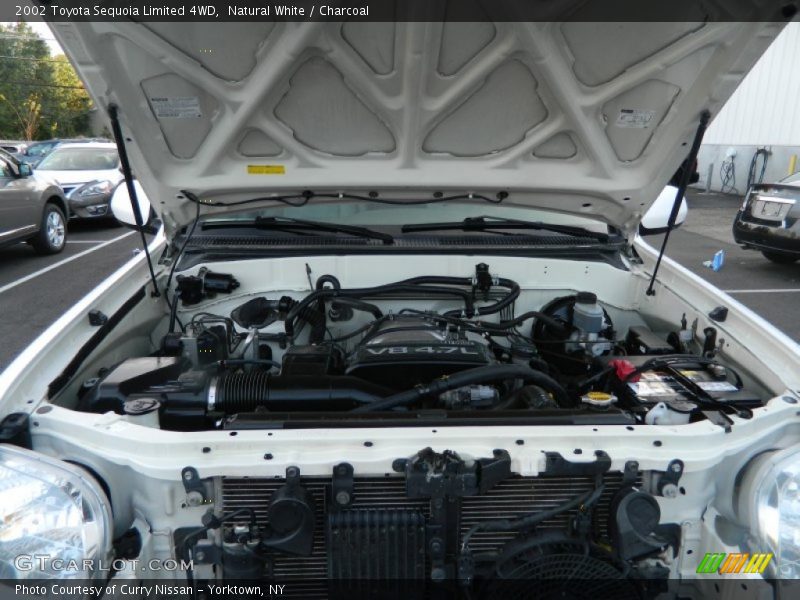 Natural White / Charcoal 2002 Toyota Sequoia Limited 4WD