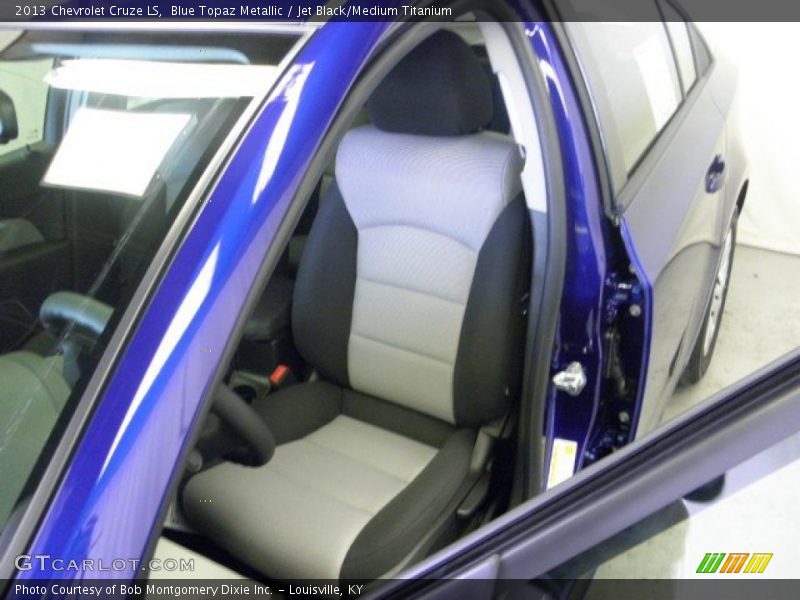 Blue Topaz Metallic / Jet Black/Medium Titanium 2013 Chevrolet Cruze LS