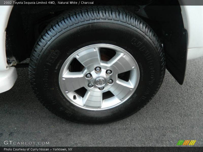 Natural White / Charcoal 2002 Toyota Sequoia Limited 4WD