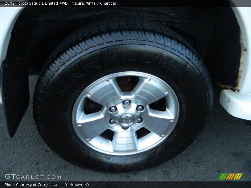 Natural White / Charcoal 2002 Toyota Sequoia Limited 4WD