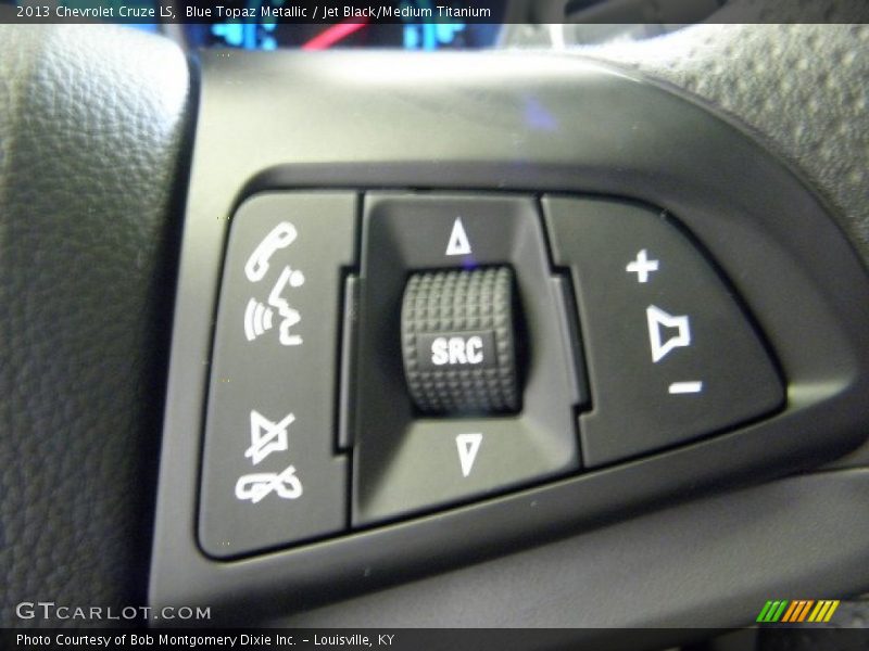 Blue Topaz Metallic / Jet Black/Medium Titanium 2013 Chevrolet Cruze LS