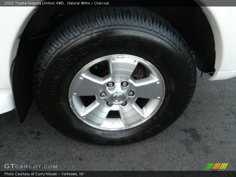 Natural White / Charcoal 2002 Toyota Sequoia Limited 4WD