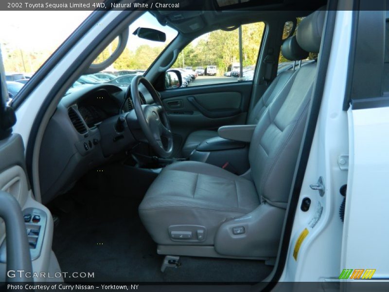 Natural White / Charcoal 2002 Toyota Sequoia Limited 4WD