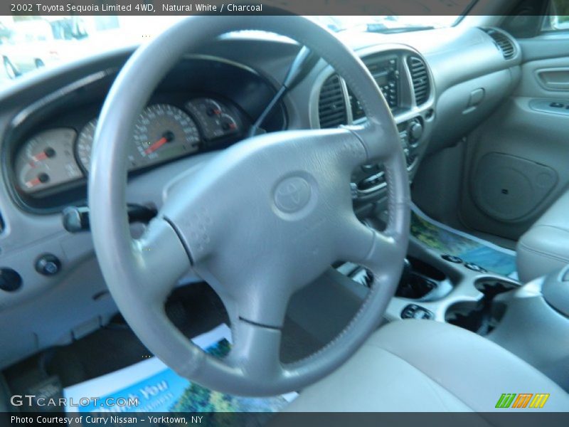 Natural White / Charcoal 2002 Toyota Sequoia Limited 4WD