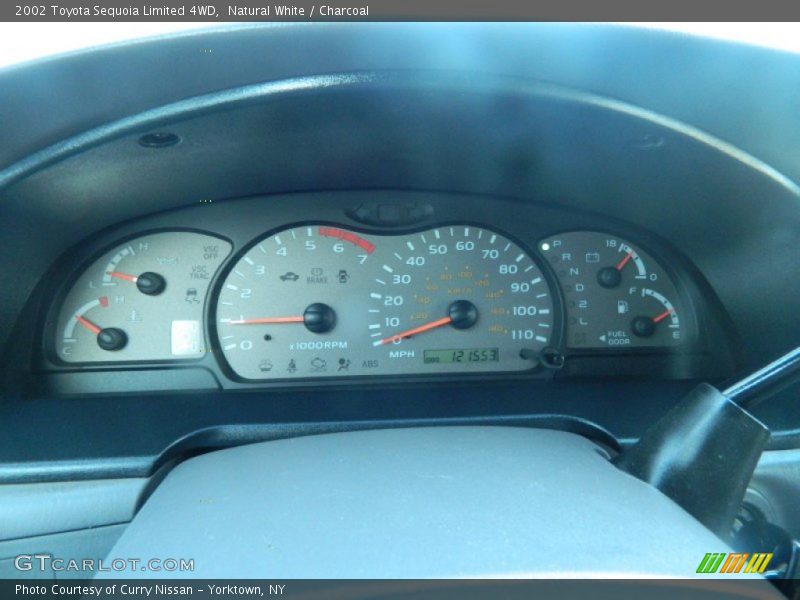 Natural White / Charcoal 2002 Toyota Sequoia Limited 4WD