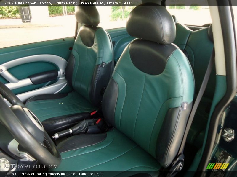  2002 Cooper Hardtop Emerald Green Interior