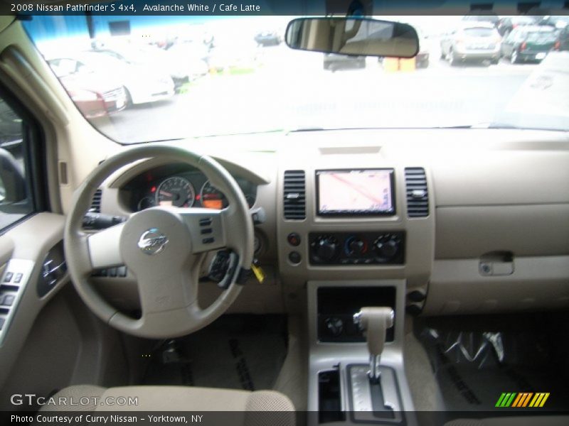 Avalanche White / Cafe Latte 2008 Nissan Pathfinder S 4x4