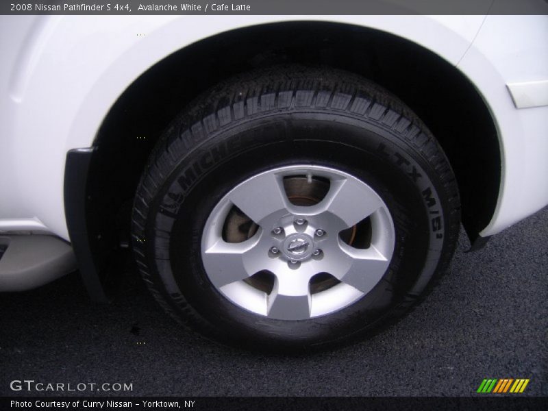 Avalanche White / Cafe Latte 2008 Nissan Pathfinder S 4x4