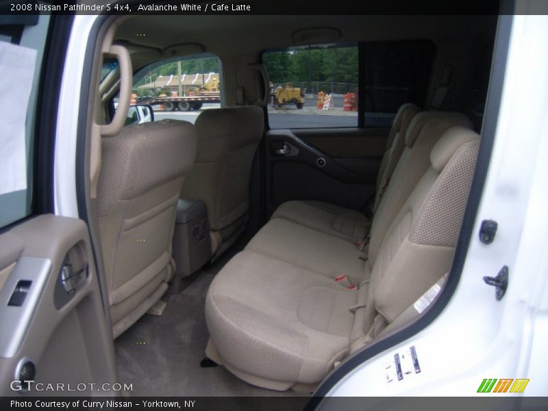 Avalanche White / Cafe Latte 2008 Nissan Pathfinder S 4x4