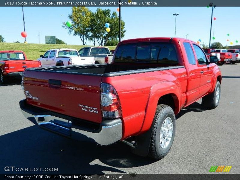 Barcelona Red Metallic / Graphite 2013 Toyota Tacoma V6 SR5 Prerunner Access Cab