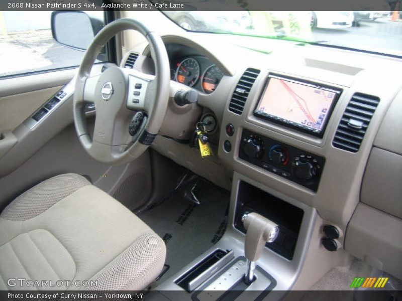 Avalanche White / Cafe Latte 2008 Nissan Pathfinder S 4x4