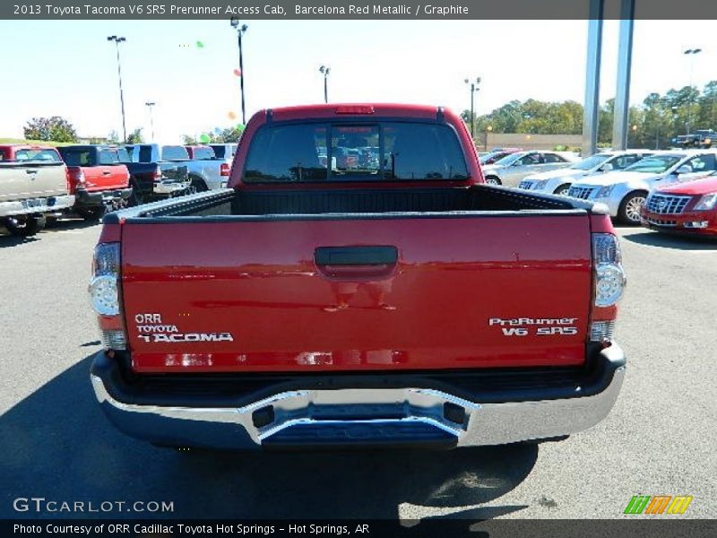 Barcelona Red Metallic / Graphite 2013 Toyota Tacoma V6 SR5 Prerunner Access Cab
