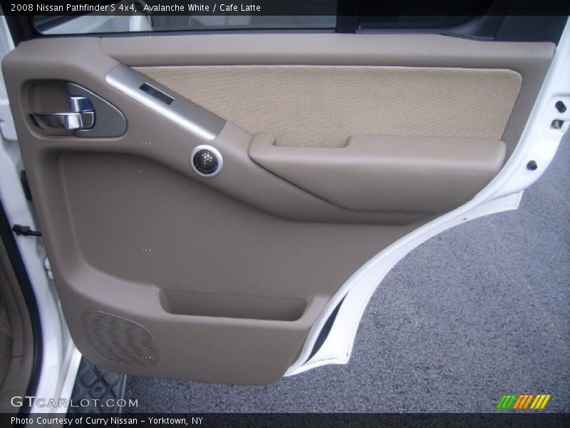 Avalanche White / Cafe Latte 2008 Nissan Pathfinder S 4x4