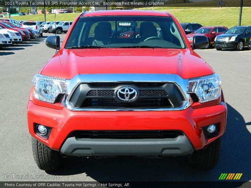 Barcelona Red Metallic / Graphite 2013 Toyota Tacoma V6 SR5 Prerunner Access Cab