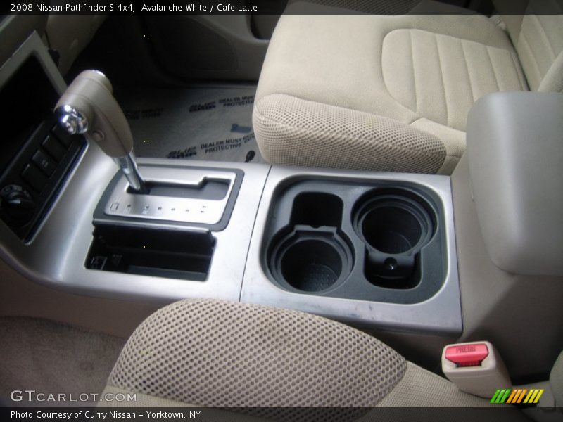 Avalanche White / Cafe Latte 2008 Nissan Pathfinder S 4x4