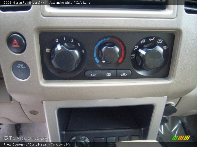 Avalanche White / Cafe Latte 2008 Nissan Pathfinder S 4x4