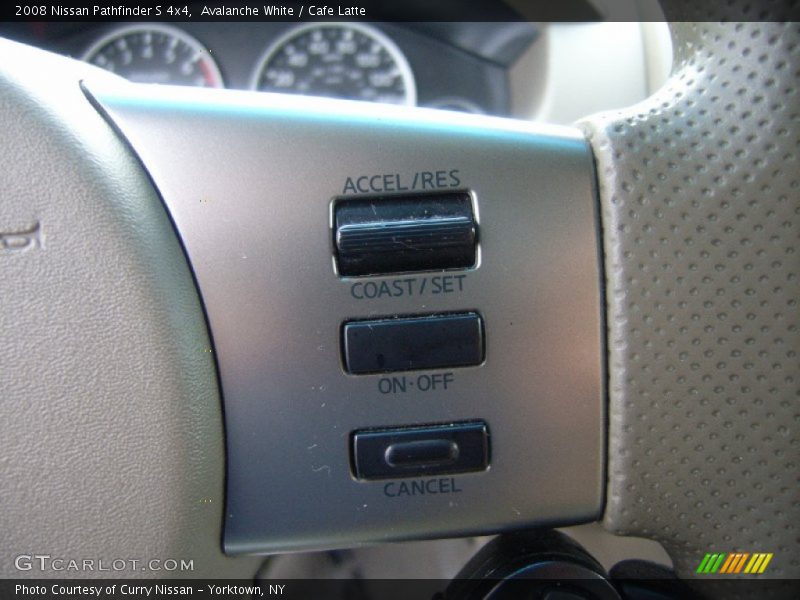 Avalanche White / Cafe Latte 2008 Nissan Pathfinder S 4x4