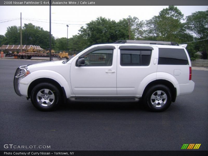 Avalanche White / Cafe Latte 2008 Nissan Pathfinder S 4x4