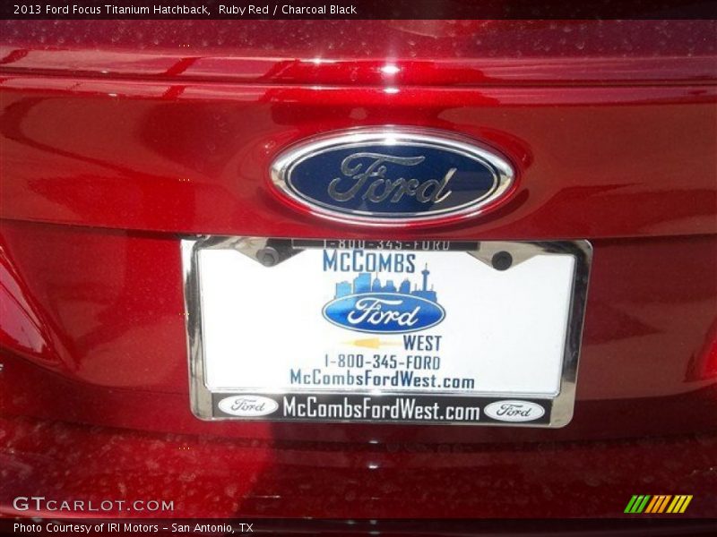 Ruby Red / Charcoal Black 2013 Ford Focus Titanium Hatchback
