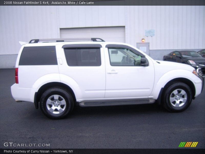 Avalanche White / Cafe Latte 2008 Nissan Pathfinder S 4x4