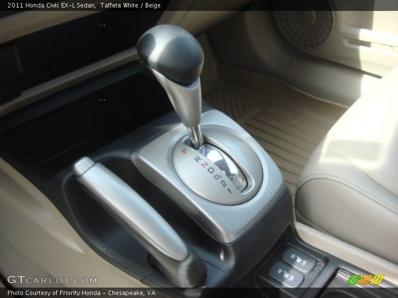  2011 Civic EX-L Sedan 5 Speed Automatic Shifter