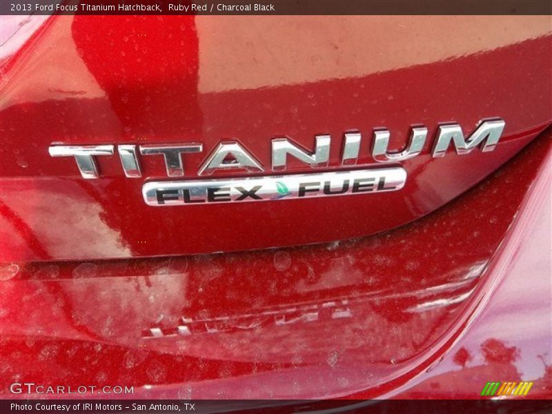 Ruby Red / Charcoal Black 2013 Ford Focus Titanium Hatchback