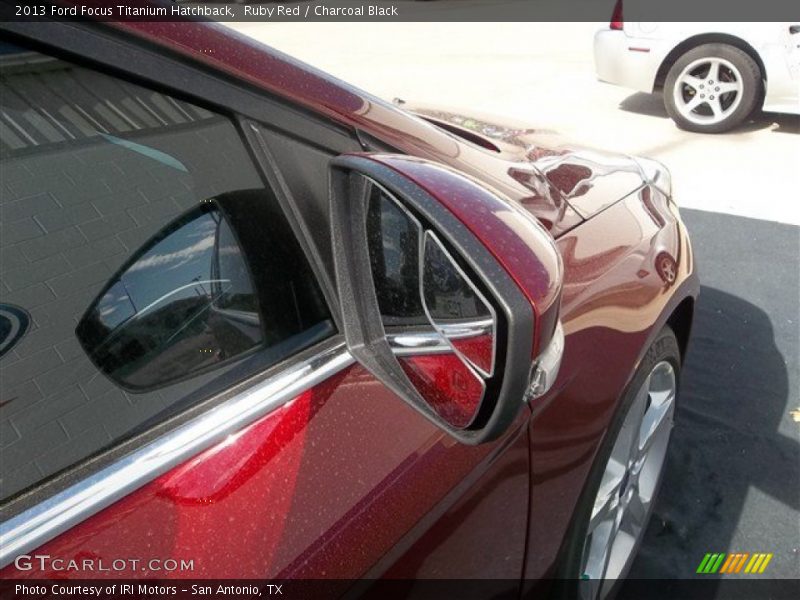 Ruby Red / Charcoal Black 2013 Ford Focus Titanium Hatchback