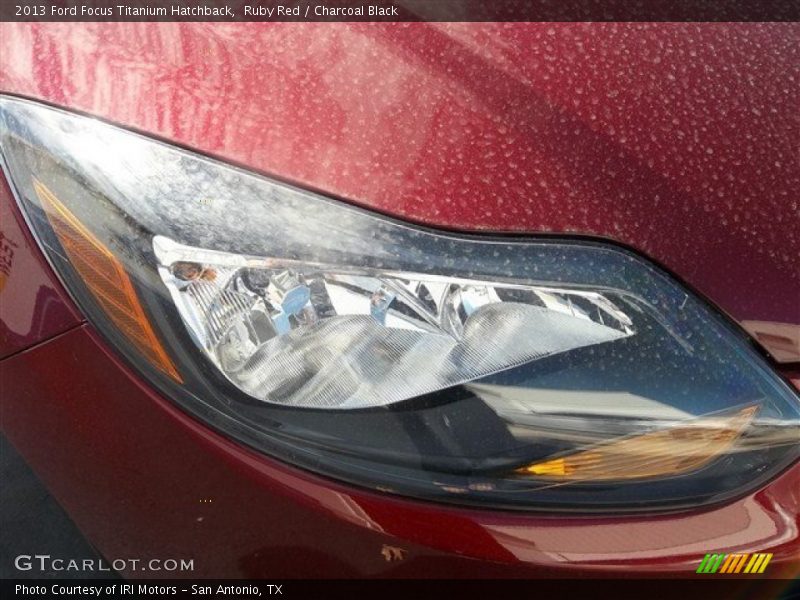 Ruby Red / Charcoal Black 2013 Ford Focus Titanium Hatchback
