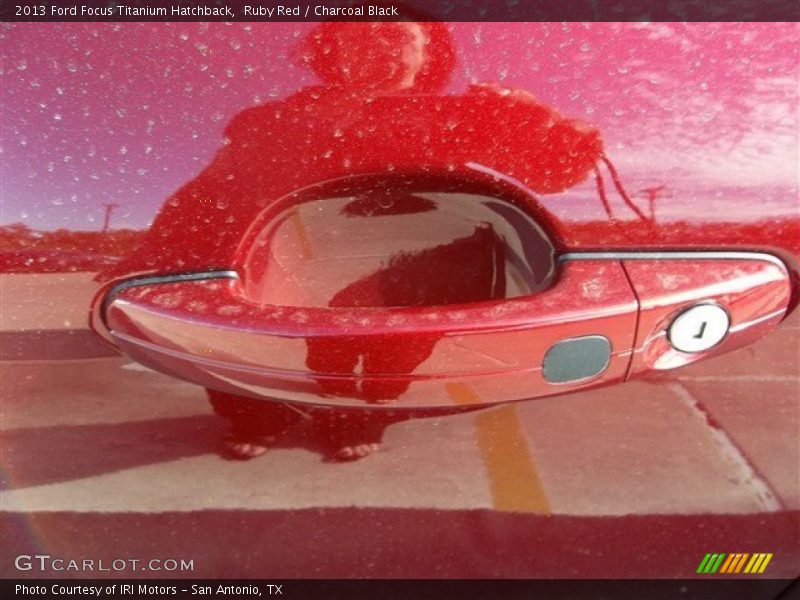 Ruby Red / Charcoal Black 2013 Ford Focus Titanium Hatchback