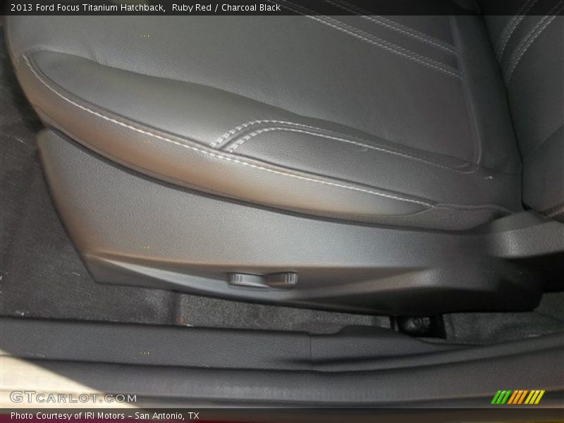 Ruby Red / Charcoal Black 2013 Ford Focus Titanium Hatchback