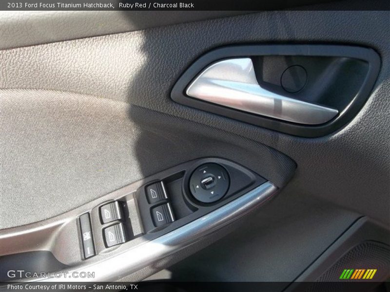 Ruby Red / Charcoal Black 2013 Ford Focus Titanium Hatchback