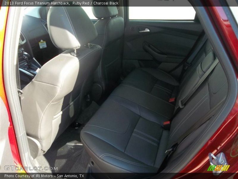 Ruby Red / Charcoal Black 2013 Ford Focus Titanium Hatchback