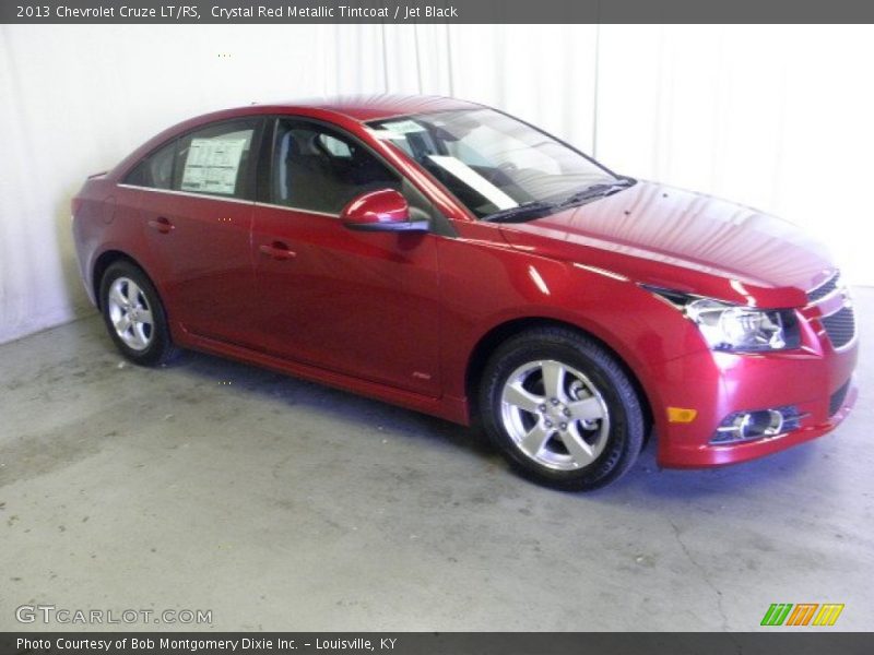 Crystal Red Metallic Tintcoat / Jet Black 2013 Chevrolet Cruze LT/RS