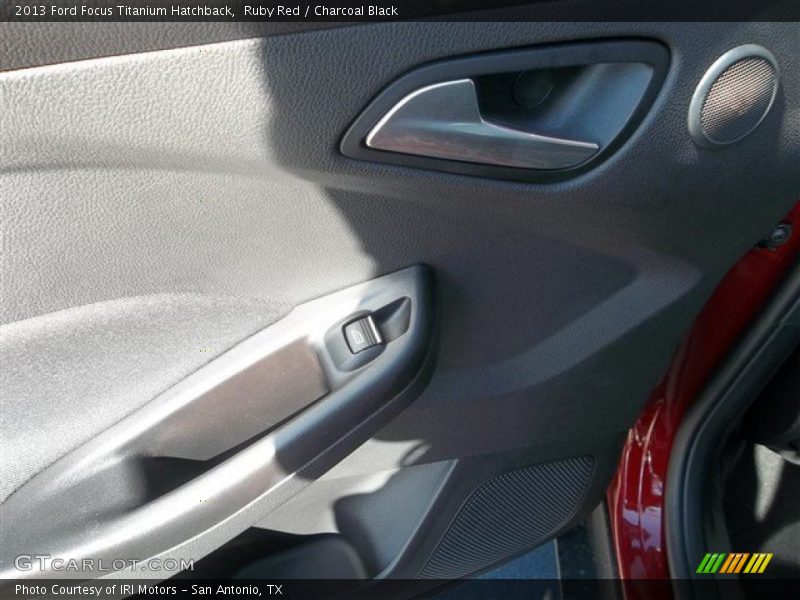 Ruby Red / Charcoal Black 2013 Ford Focus Titanium Hatchback