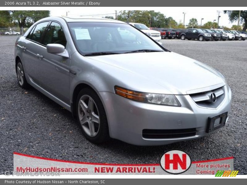 Alabaster Silver Metallic / Ebony 2006 Acura TL 3.2