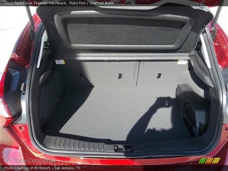 Ruby Red / Charcoal Black 2013 Ford Focus Titanium Hatchback