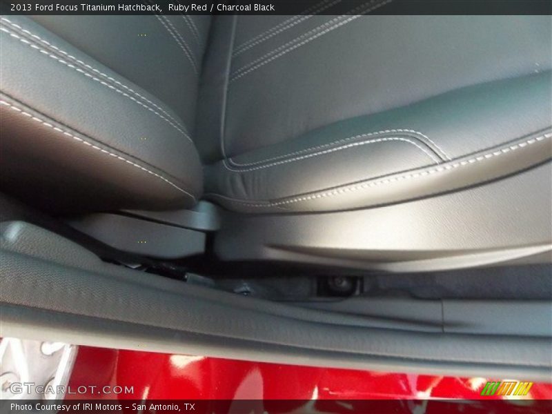 Ruby Red / Charcoal Black 2013 Ford Focus Titanium Hatchback