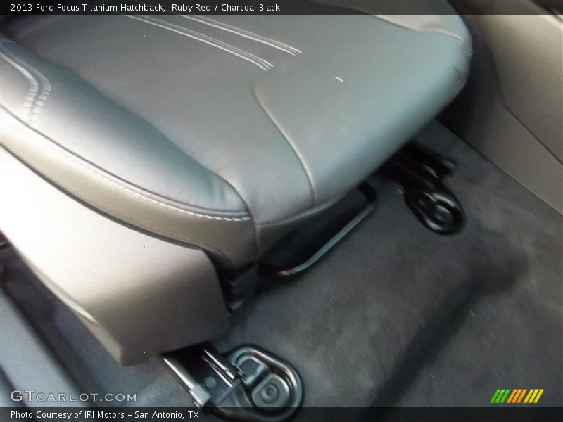 Ruby Red / Charcoal Black 2013 Ford Focus Titanium Hatchback