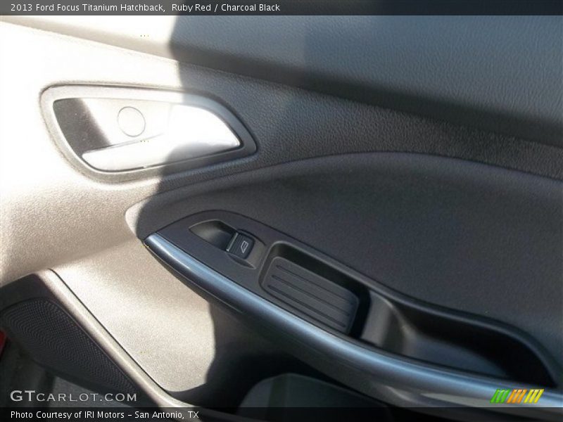 Ruby Red / Charcoal Black 2013 Ford Focus Titanium Hatchback