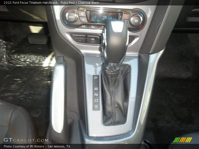 Ruby Red / Charcoal Black 2013 Ford Focus Titanium Hatchback