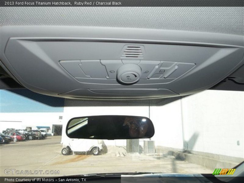 Ruby Red / Charcoal Black 2013 Ford Focus Titanium Hatchback