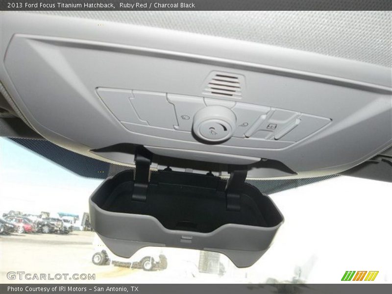 Ruby Red / Charcoal Black 2013 Ford Focus Titanium Hatchback