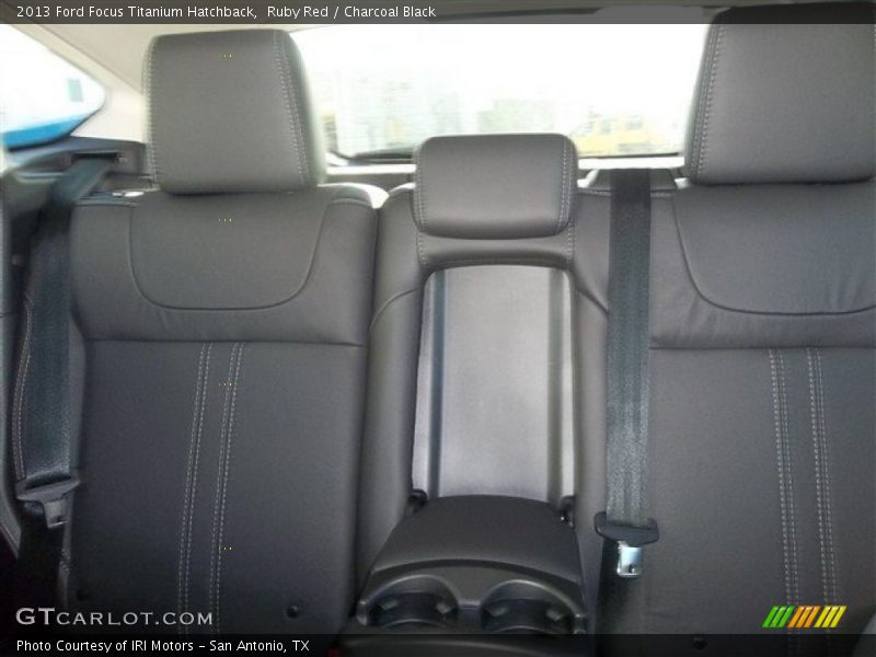 Ruby Red / Charcoal Black 2013 Ford Focus Titanium Hatchback