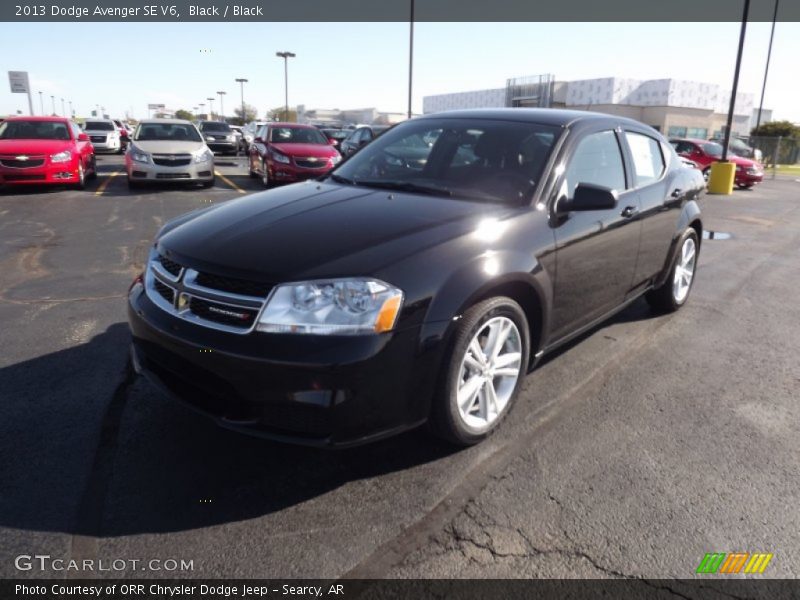 Black / Black 2013 Dodge Avenger SE V6