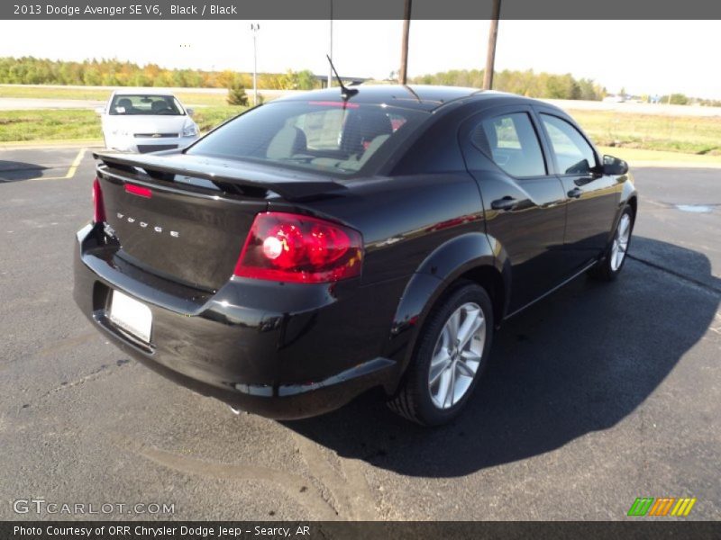 Black / Black 2013 Dodge Avenger SE V6