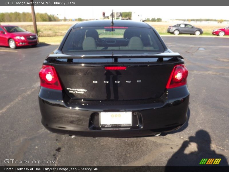 Black / Black 2013 Dodge Avenger SE V6