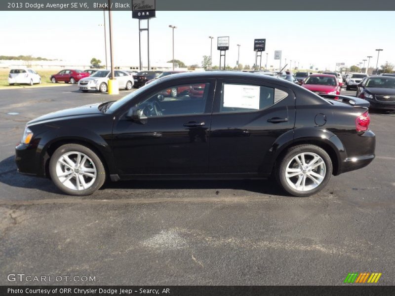 Black / Black 2013 Dodge Avenger SE V6